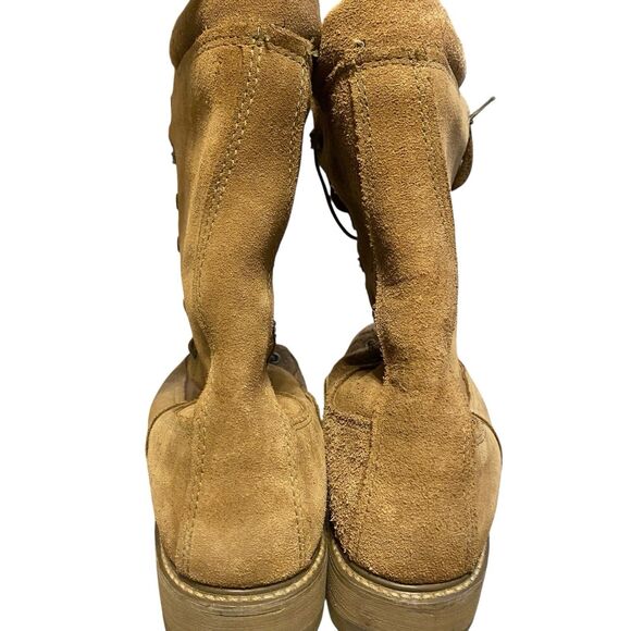 Matterhorn Combat Boots Men 9M Olive Green Leather GoreTex Steel Toe Made USA - Picture 3 of 14